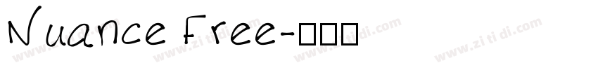 Nuance Free字体转换